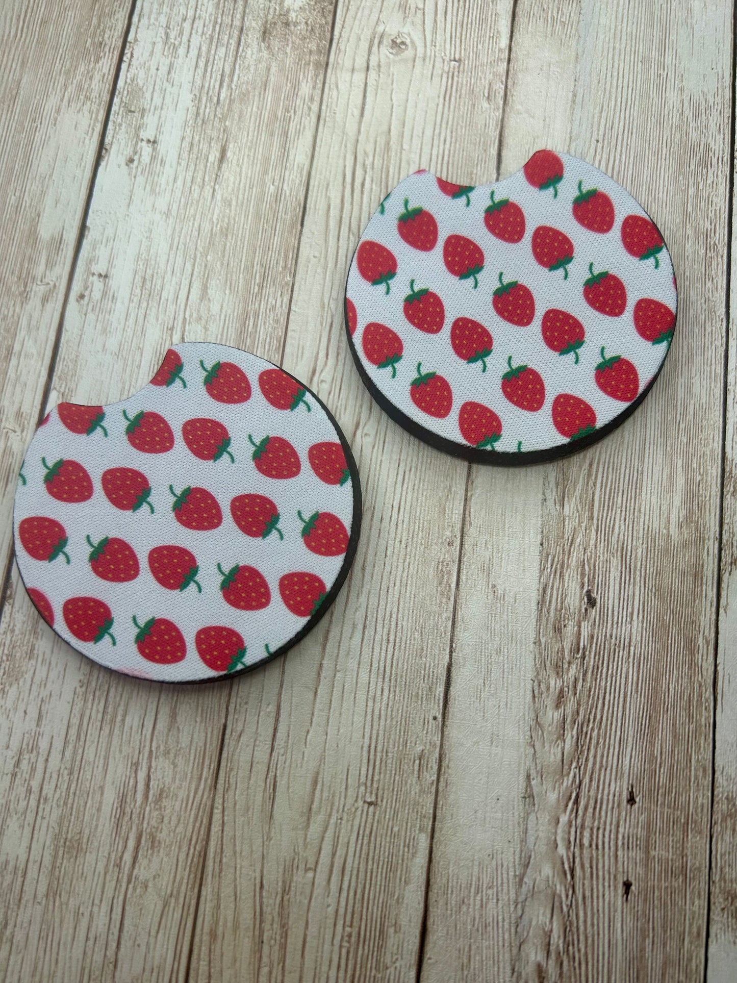 Car Coaster - Strawberries