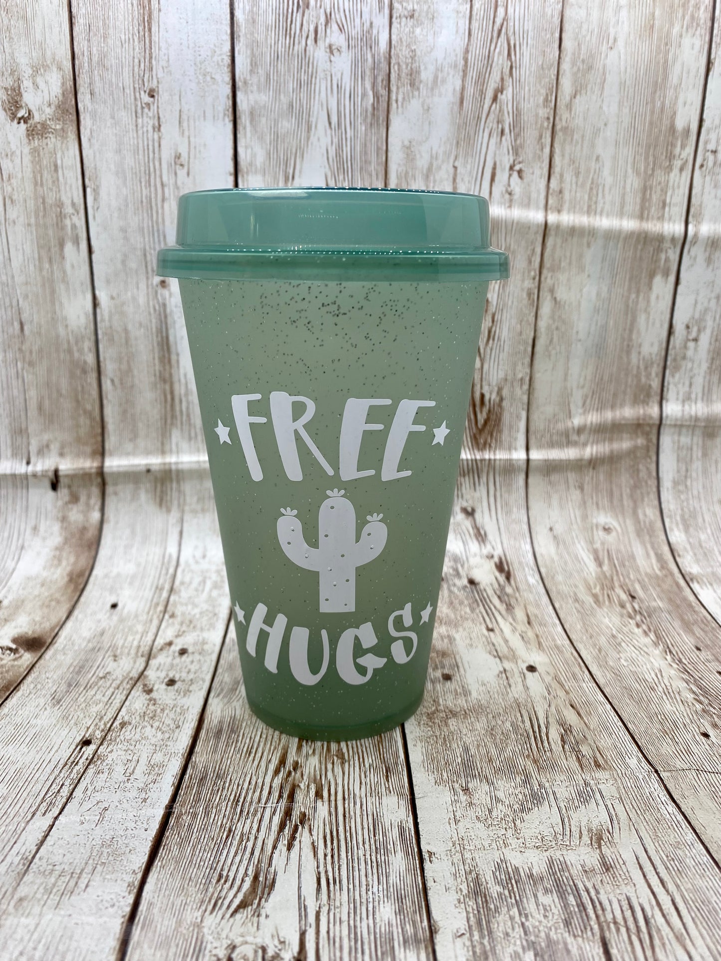 Free Hugs Cactus Color Changing cup