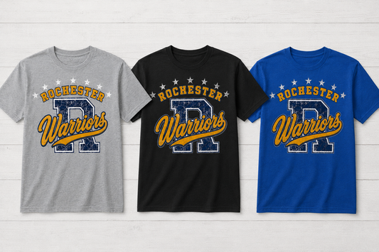 Warriors Adult Vintage T-Shirt