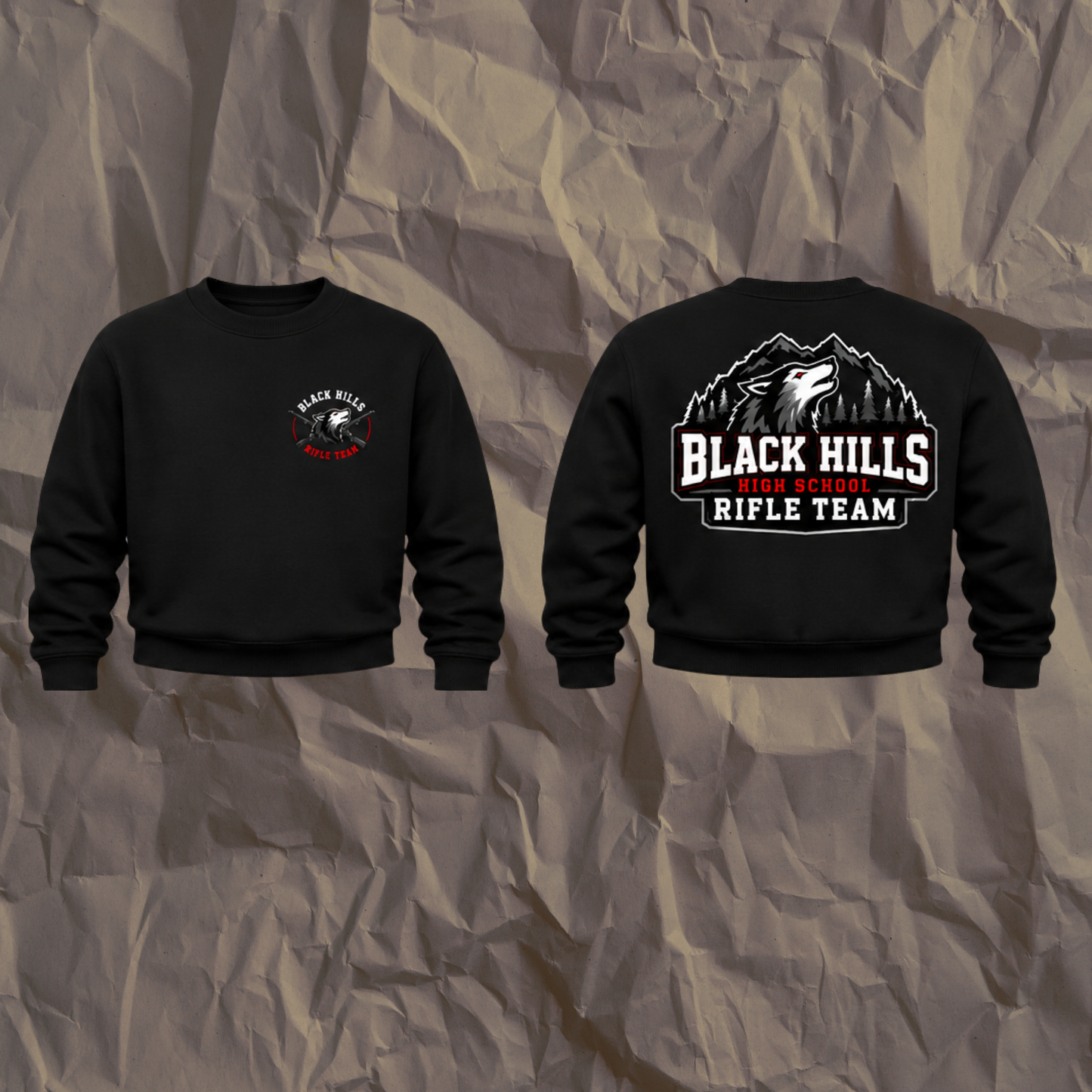 BHHS Rifle Team Crewneck Sweatshirt