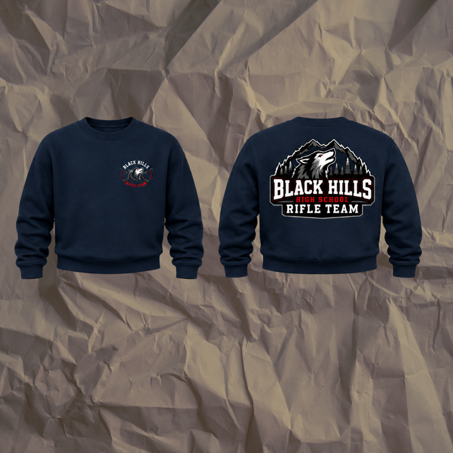BHHS Rifle Team Crewneck Sweatshirt