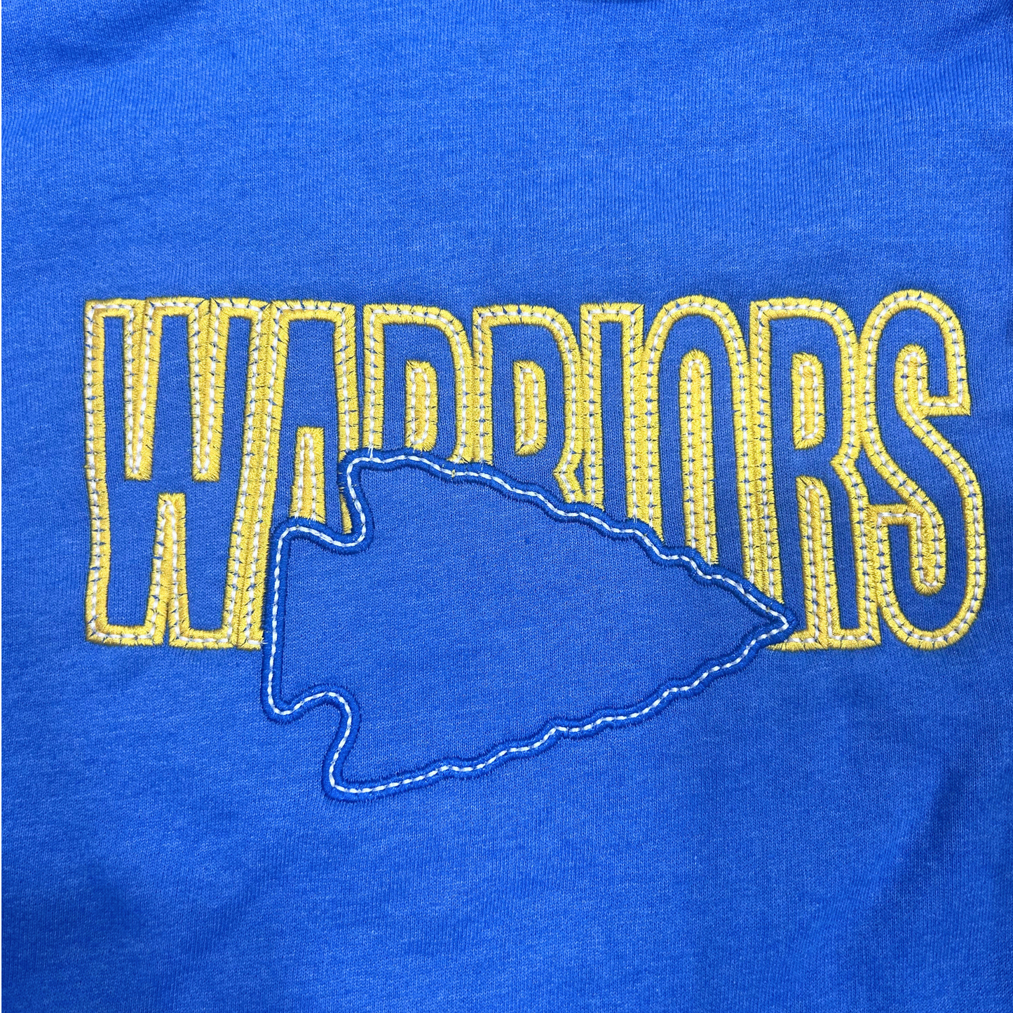 Warriors Embroidered Hooded Sweatshirt