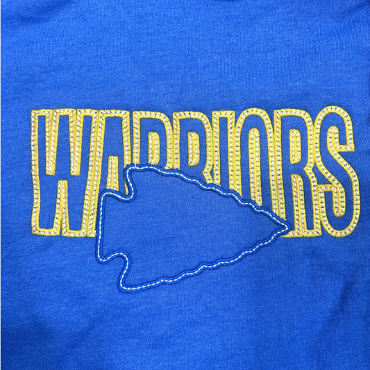 Warriors Embroidered Hooded Sweatshirt