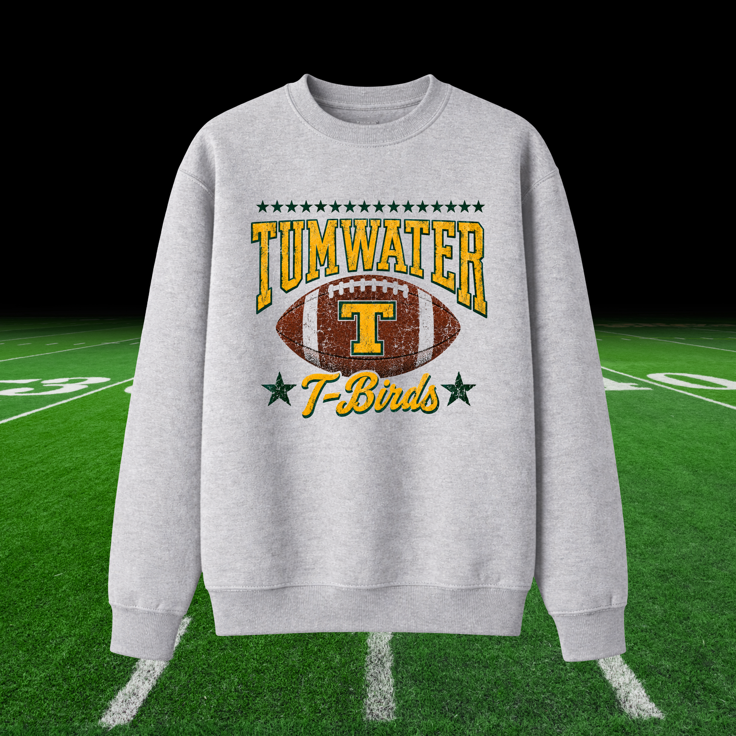 Tumwater T-Birds Vintage Football Crewneck