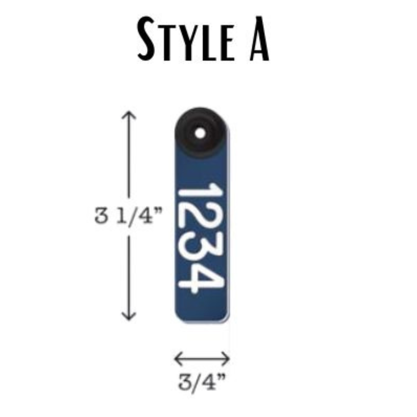 Custom Engraved Cow Tags