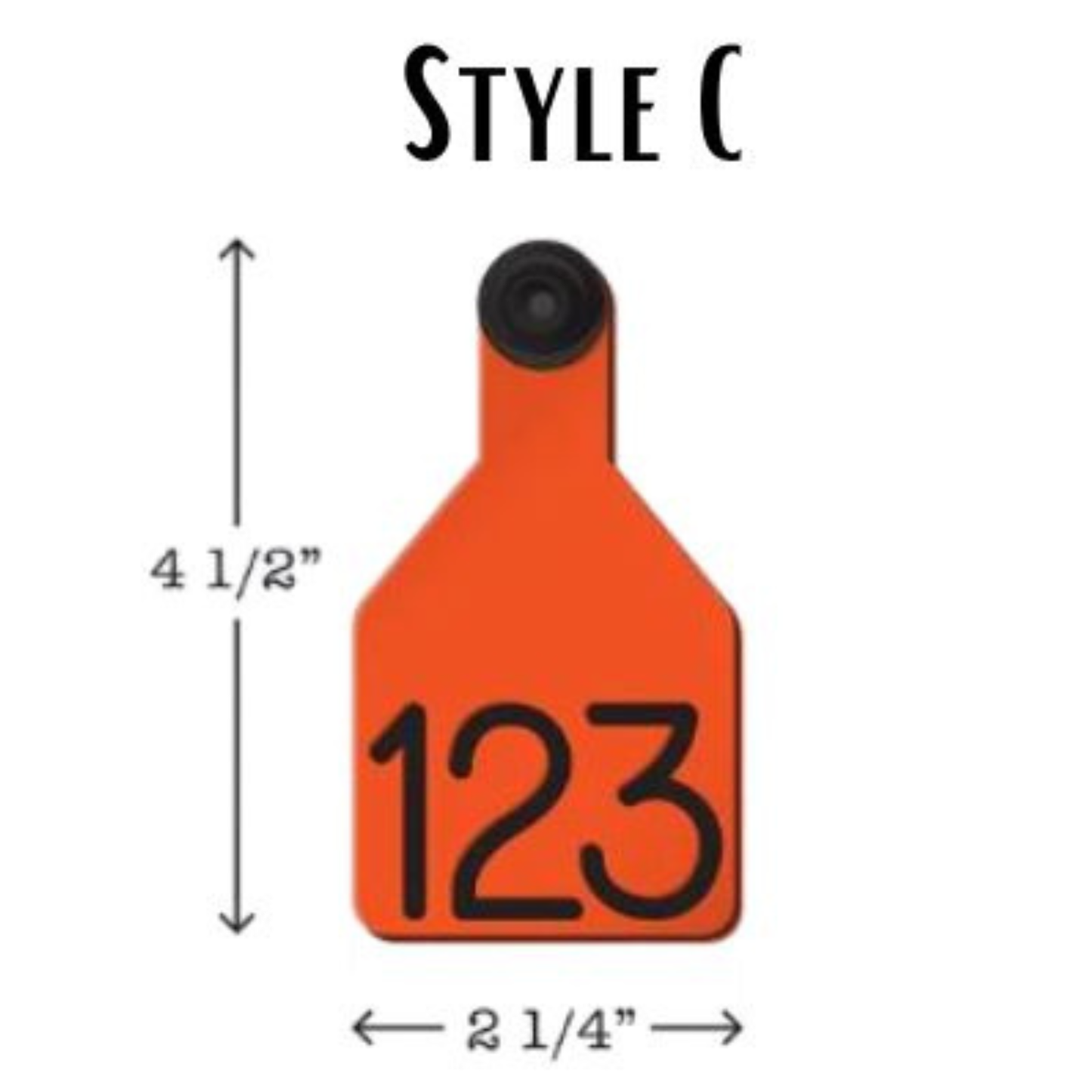 Custom Engraved Cow Tags