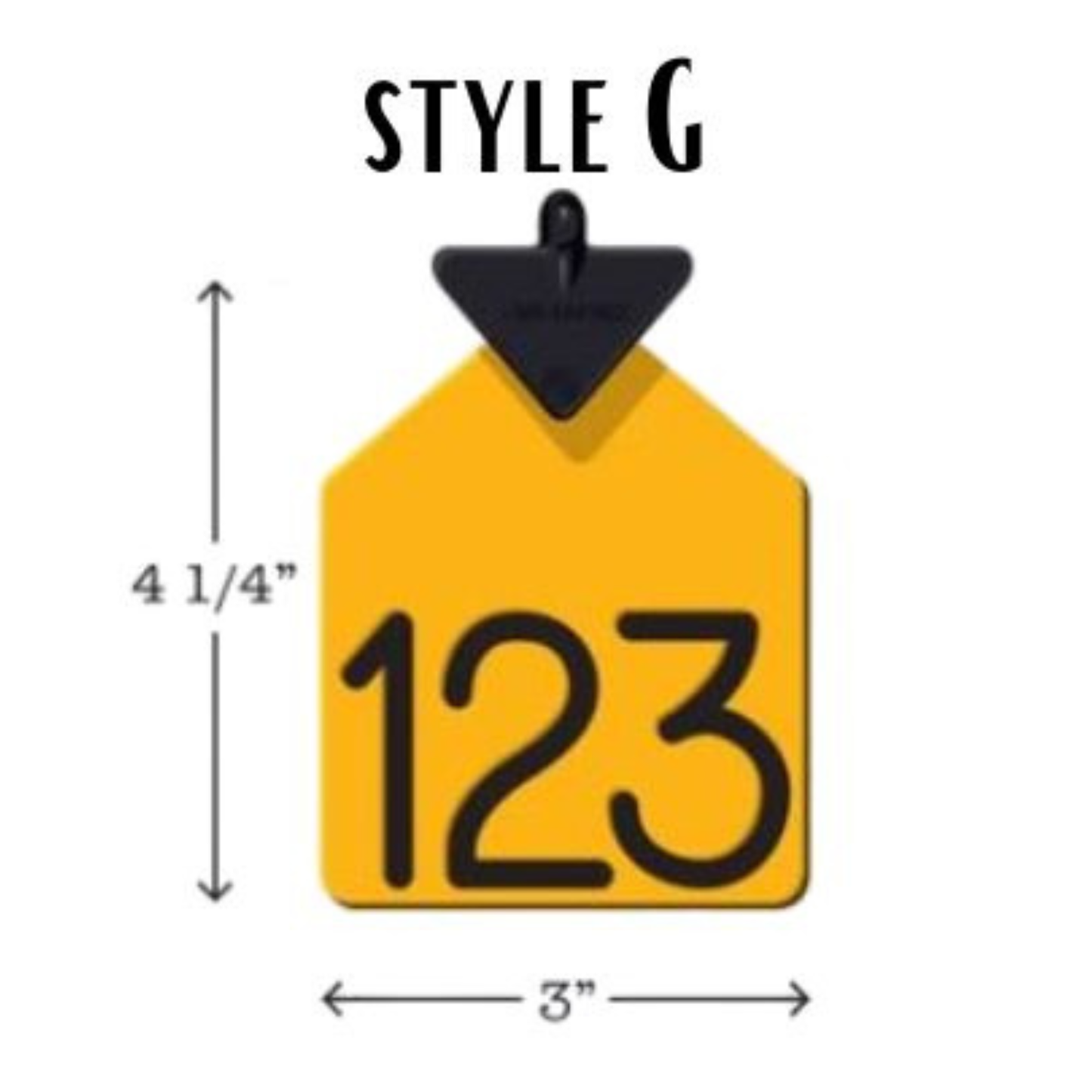 Custom Engraved Cow Tags
