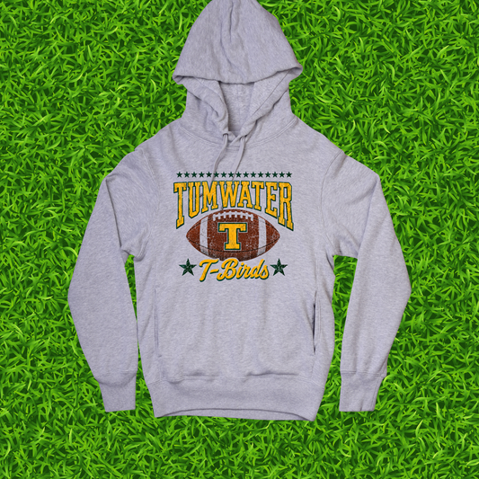 Tumwater T-Birds Vintage Football Hooded Sweatshirt