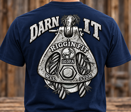 Darn It Riggin' Block Cable T-Shirt
